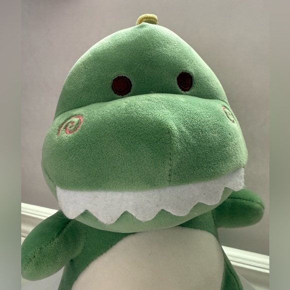 11” Green Dinosaur Plush Toy - Picture 5 of 12